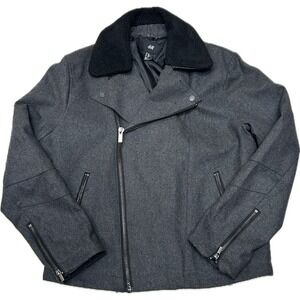 H&M Biker Jacket in Gray. Size 38R